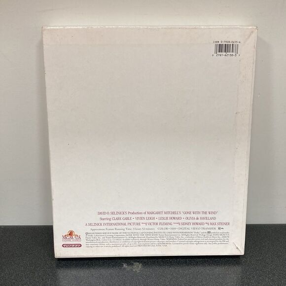 Gone with the Wind Deluxe Edition 2 VHS Cassette Tape in Slip Sleeve - Picture 8 of 10